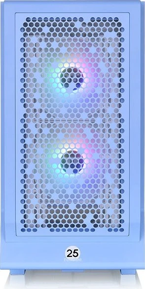 Thermaltake Ceres 330 TG ARGB Hydrangea Blue, blau, Glasfenster