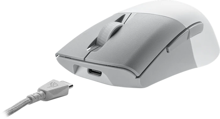 ASUS ROG Keris Wireless AimPoint Moonlight White, USB/Bluetooth