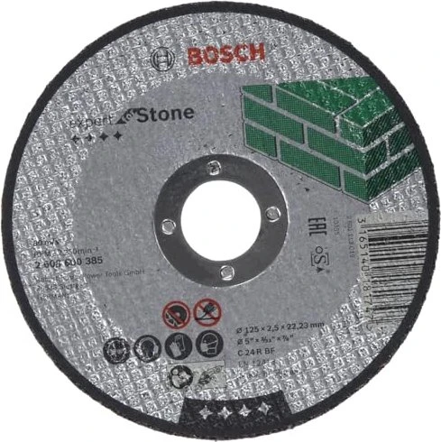 Bosch Professional C24RBF Expert for Stone Trennscheibe, 125x2.5x22.23mm, 1 Stück