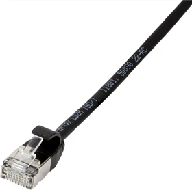 LogiLink TPE Slim Patchkabel, Cat6a, U/FTP, RJ-45/RJ-45, 5m, schwarz