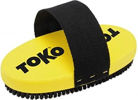 Toko Base Brush Nylon Oval Allroundbürste gelb/schwarz