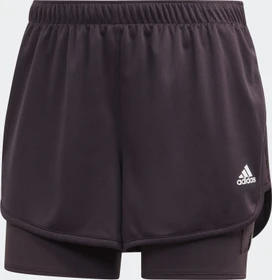 adidas Marathon 20 Two In One Laufhose kurz noble purple (Damen)