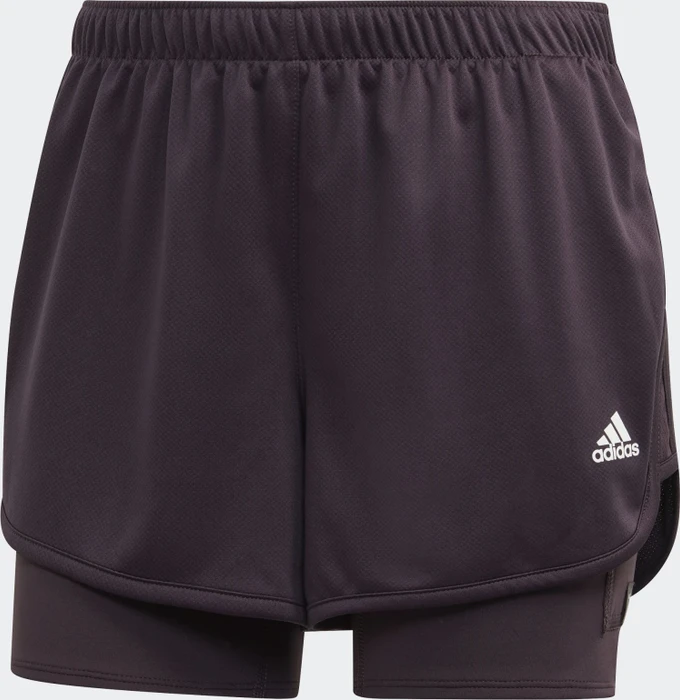adidas Marathon 20 Two In One Laufhose kurz noble purple (Damen)