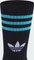 adidas 3-Streifen Crew Socken black/white/samba blue/bliss blue, 6 Paare (Junior) Vorschaubild