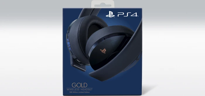 Sony Gold Wireless Headset 500 Million Limited Edition
