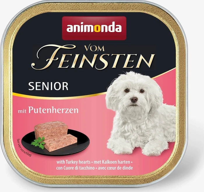 animonda Vom Feinsten Senior mit Putenherzen, 150g