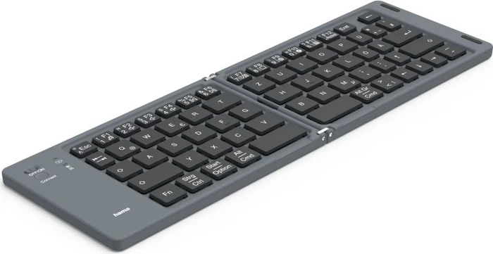Hama Travel 450 Mini-Tastatur, schwarz, faltbar, Bluetooth, DE