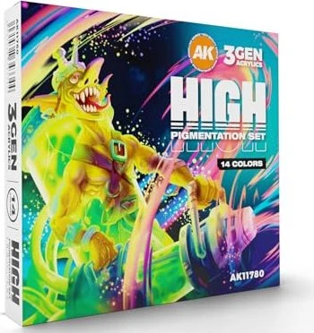 AK-Interactive 3rd Gen Acrylic Colors High Pigmentation Set Farbset, 14-tlg.