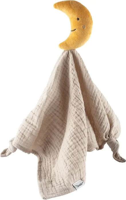 Sterntaler Schmusetuch Himmelskörper Mond Luna beige