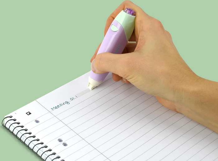 Pentel KNOKY 5mmx0m Korrekturroller hellblau, Blister