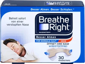 Breathe Right Nasenstrips groß beige, 30 Stück