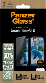 PanzerGlass Privacy Screen Protector Ultra-Wide Fit für Samsung Galaxy A36 5G