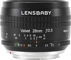 Lensbaby Velvet 28mm 2.5 für Sony E schwarz