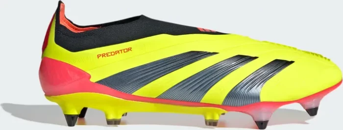adidas Predator 24 Elite Laceless SG semi solar slime/solar red/core black