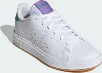 adidas Advantage Base 2.0 cloud white/semi court green (Damen)