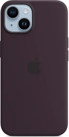 Apple Silikon Case mit MagSafe für iPhone 14 Holunder