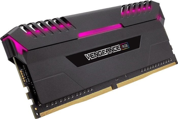 Corsair Vengeance RGB schwarz UDIMM 64GB Kit, DDR4-3200, CL16-18-18-36