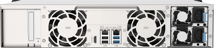QNAP Turbo Station TS-853DU-RP-4G 10TB, 4GB RAM, 2x RJ-45 2.5GBase-T, 2x USB 3.0, 2HE