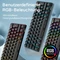 RK Royal Kludge RK61 60% Wireless, schwarz, LEDs RGB, hot-swap, RK BROWN, USB/Bluetooth, DE Vorschaubild