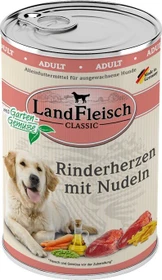 LandFleisch Pur Rinderherzen und Nudeln, 400g