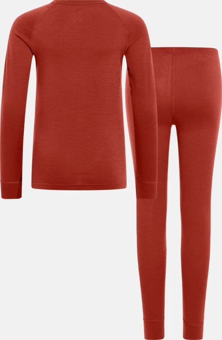 Odlo Natural Merino 200 Base Layer Set ketchup (Junior)