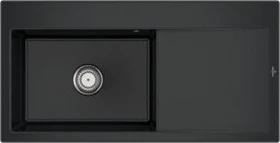 Villeroy & Boch Subway Style 60 Einbau Becken links pure black