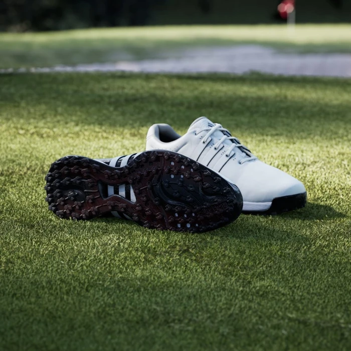 adidas Tour360 25 Spikeless cloud white/collegiate navy/lucid red (Herren)