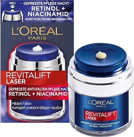 L'Oréal Revitalift Laser Gepresste Anti-Falten Nachtpflege, 50ml