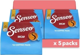 Douwe Egberts Senseo Decaf Kaffeepads,    80 Stück (5x 16 Stück)