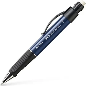 Faber-Castell Grip Plus Druckbleistift 0.7mm graphit, blau, Radierer