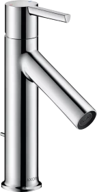 Hansgrohe Axor Starck Einhebel-Waschtischmischer 100 mit Hebelgriff und Zugstangen-Ablaufgarnitur chrom