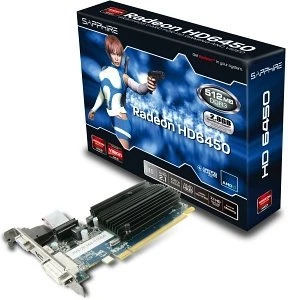 Sapphire Radeon HD 6450 HyperMemory, 512MB DDR3, VGA, DVI, HDMI, lite retail