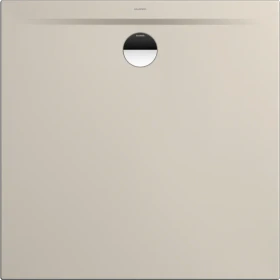 Kaldewei Superplan Zero 1516-1 Duschwanne 80x80cm, Perl-Effekt, warm grey10