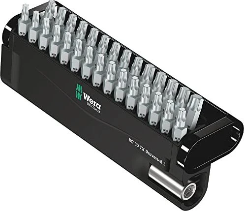 Wera Bit-Check 30 TX Universal 1 Torx Bitset inkl. Werkzeugbox, 30-tlg.