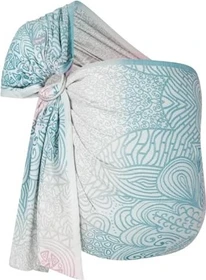 Hoppediz Ring-Sling Jaipur Babytragetuch creme, 200cm