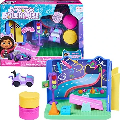 Spin Master Gabby's Dollhouse - Deluxe Room Purr-ific Play Room