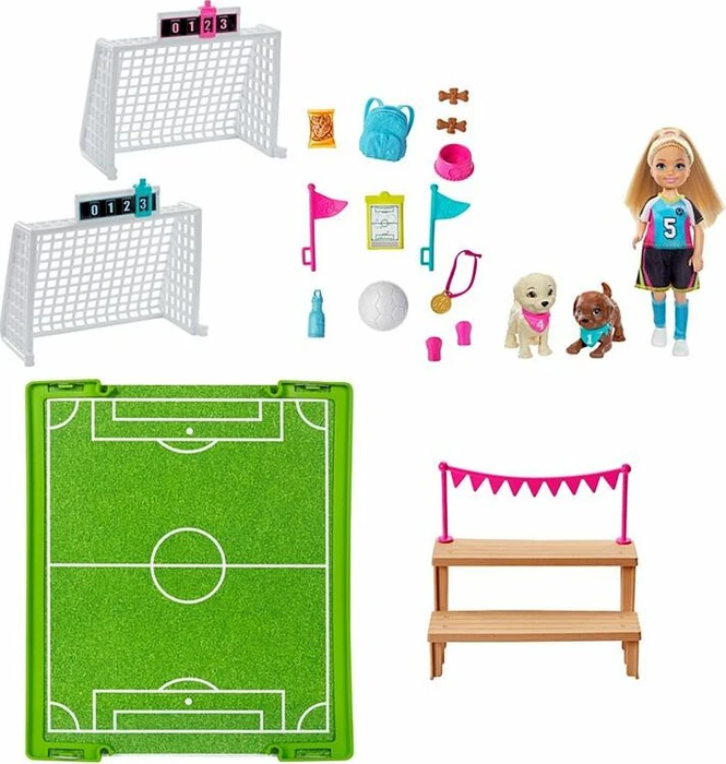 Mattel Barbie - Dreamhouse Adventures - Fußballerin Chelsea Spielset