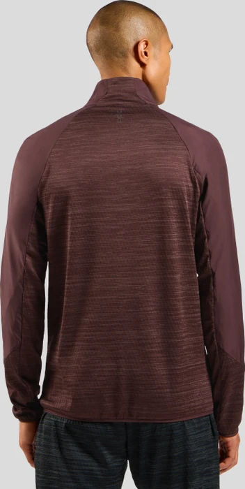 Odlo The Run Easy Warm Hybrid Funktionsjacke fudge (Herren)