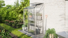 Vitavia Ida 900 ESG 3mm Anlehngewächshaus alu
