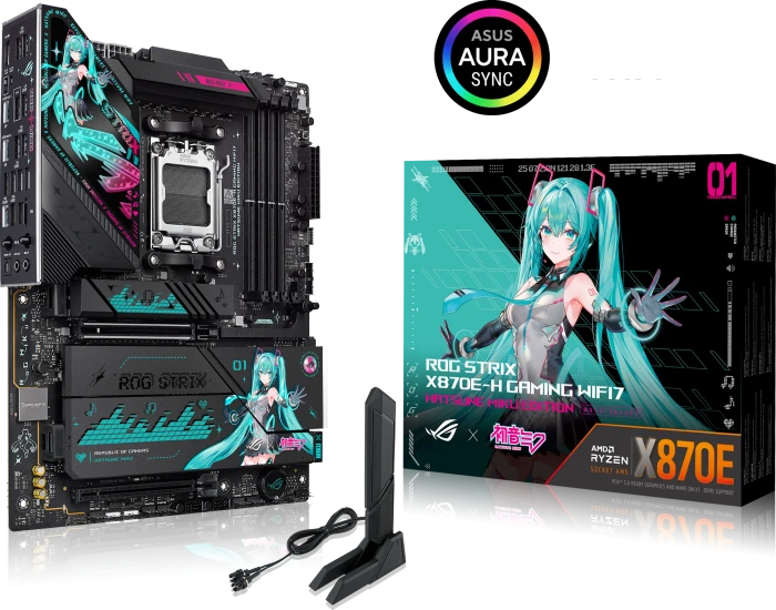 ASUS ROG Strix X870E-H Gaming WIFI7 Hatsune Miku Edition (AMD AM5)