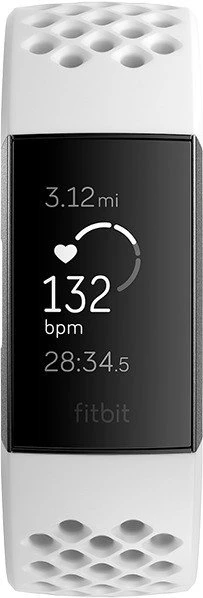 Fitbit Charge 3 Special Edition Aktivitäts-Tracker frostweiß/aluminium/graphitblau