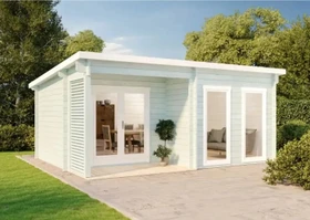 Alpholz Gartenhaus Orkus-44 461x442cm natur