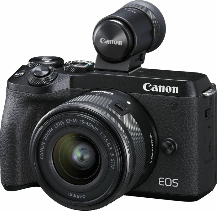 Canon EOS M6 Mark II mit Objektiv EF-M 15-45mm 3.5-6.3 IS STM