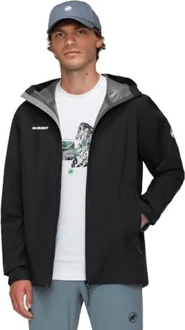 Mammut Linard Light HS Hooded Funktionsjacke schwarz (Herren)