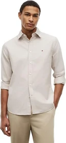 Tommy Hilfiger Regular Fit Oxford Flag-Stickerei Hemd langarm safari canvas (Herren)