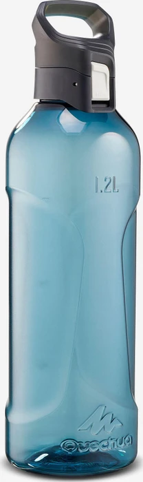 Quechua Ecozen Schnellverschluss Trinkflasche 1.2l blau