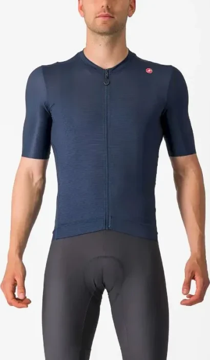 Castelli Espresso Trikot kurzarm belgian blue/silver moon (Herren)