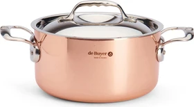De Buyer Prima Matera Kochtopf mit Deckel 20cm 3.3l