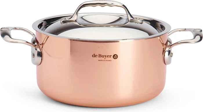 De Buyer Prima Matera Kochtopf mit Deckel 20cm 3.3l