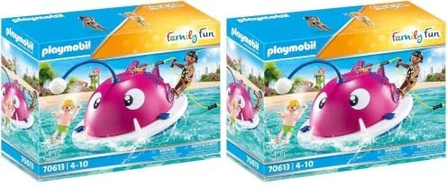 playmobil Family Fun Kletter-Schwimminsel